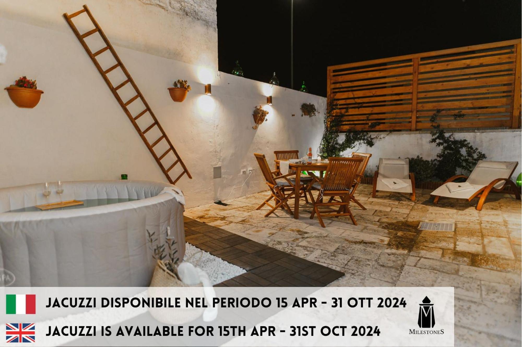 Milestones Modern Suite Trullo Jacuzzi Spa & Relax アルベロベッロ エクステリア 写真