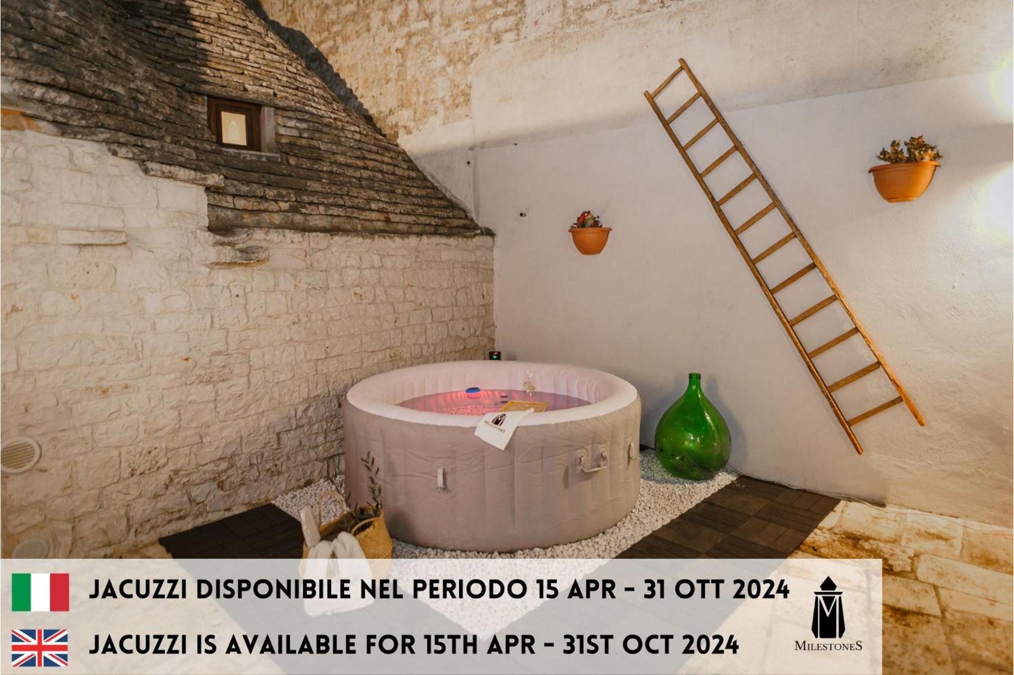 Milestones Modern Suite Trullo Jacuzzi Spa & Relax アルベロベッロ エクステリア 写真